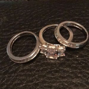3 Diamond CZ ring set.